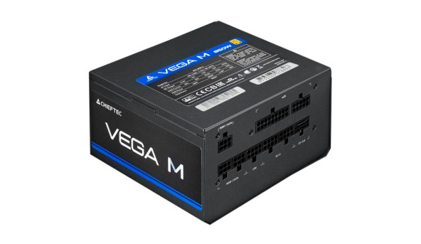 БЖ 1000W Chieftec VEGA M PPG-1000-C ATX 3.1 135mm, 80+ Gold, Fully modular, Retail - 649289