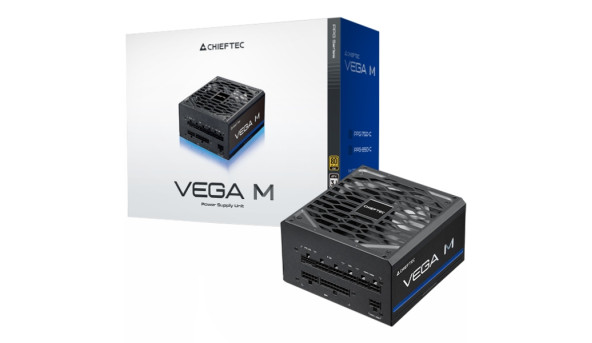 БЖ 1000W Chieftec VEGA M PPG-1000-C ATX 3.1 135mm, 80+ Gold, Fully modular, Retail - 649289