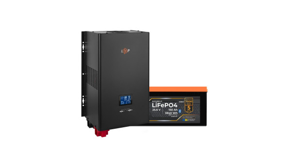 Комплект резервного живлення LogicPower ДБЖ 3500W + літієва (LiFePO4) батарея 3840 Wh - 649329