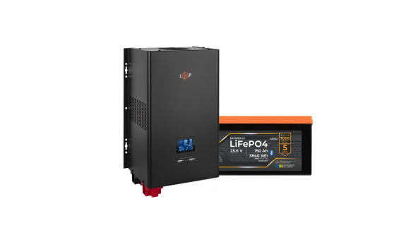 Комплект резервного живлення LogicPower ДБЖ 2500W + літієва (LiFePO4) батарея 3840 Wh - 649330
