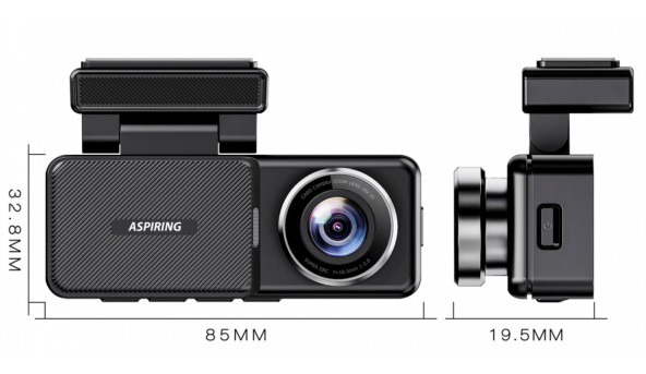 Відеореєстратор Aspiring Alibi 11 WI-FI/QHD2.5K X2 camers - 649545