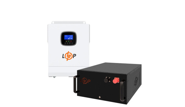Комплект резервного питания LogicPower ИБП 3500W + литиевая (LiFePO4) батарея 5120 Wh - 649665