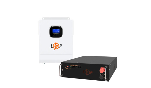 Комплект резервного питания LogicPower ИБП 3500W + литиевая (LiFePO4) батарея 5120 Wh - 649667