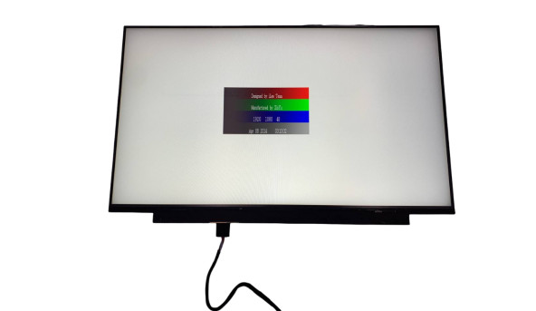 Матриця SHARP LQ156M1JW02 15,6" 1920*1080 (Full HD 1080p/HDTV, 16:9) eDP 30 pin LED IPS 60Hz роз'єм - праворуч внизу Б/В - 650110
