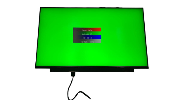 Матриця SHARP LQ156M1JW02 15,6" 1920*1080 (Full HD 1080p/HDTV, 16:9) eDP 30 pin LED IPS 60Hz роз'єм - праворуч внизу Б/В - 650110