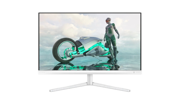 TFT 27" Philips 27M2N3201A, IPS, 180Hz, 0,5ms, 2xHDMI, DP, HAS, Pivot, колонки, білий