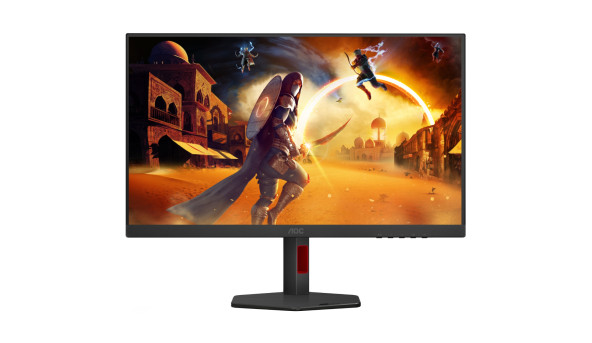 TFT 27" AOC Q27G4SRU, QHD, Fast IPS, 320Hz,1ms, 2xHDMI, DP, USB-хаб, HAS, чорно-червоний