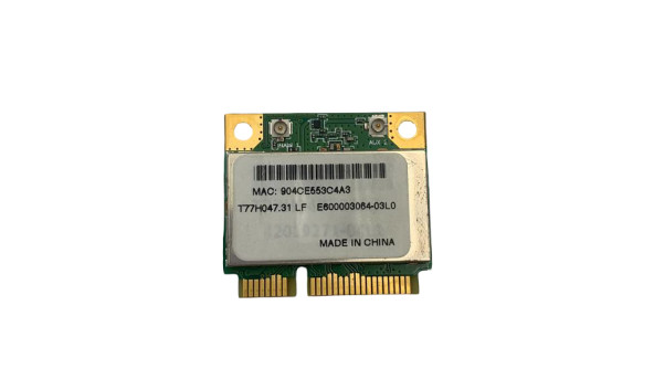 Адаптер mini PCI-e WiFi  Atheros AR5B93 802.11 b/g/n 300 Mbit/s T77H047.31 LF  Б/У