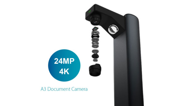 Сканер A3 Canon IRIScan Desk 7 Business (85MP, 600dpi, 5696x4272, 4K Camera, USB, книжковий, чорний) - 650624