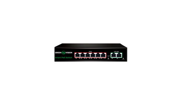Комутатор мережевий POE GV-020-D-6G+2PG - 651019