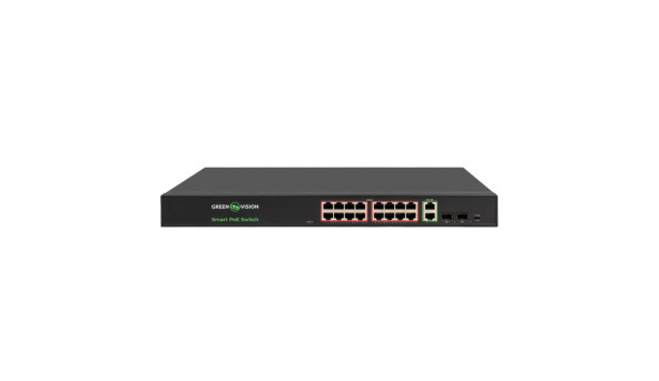 Комутатор мережевий POE GV-022-D-16G+2PG+2SFP - 651021