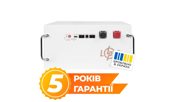 Акумулятор LP LiFePO4 51,2V - 160 Ah (8192Wh) (BMS JK 160A/100А) RM RS485/CAN WH - 651087