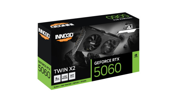 GeForce RTX5060 Inno3D TWIN X2, 8GB GDDR7, 128bit, PCI Express 5.0 - 651129