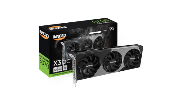 GeForce RTX5070 Inno3D X3 OC, 12GB GDDR7, 192bit, PCI Express 5.0 - 651130