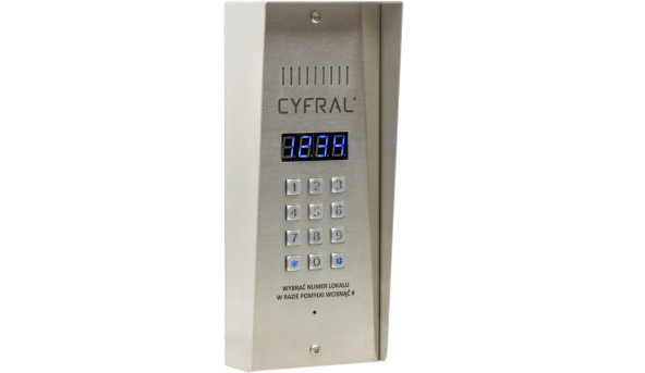 Багатоквартирная панель  домофона Cyfral PC 3000 RFID