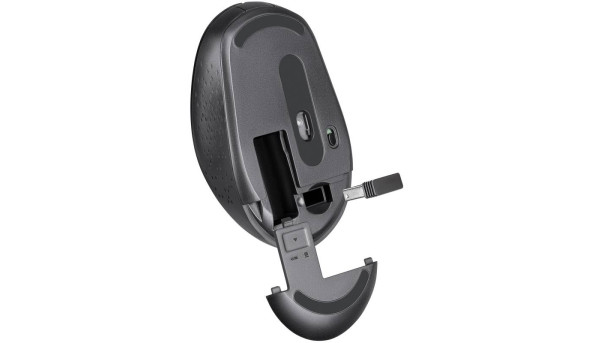 Мишка Defender Auris MB-027, бездротова, 3 кн. до 1600 dpi, безшумна, чорна - 651292