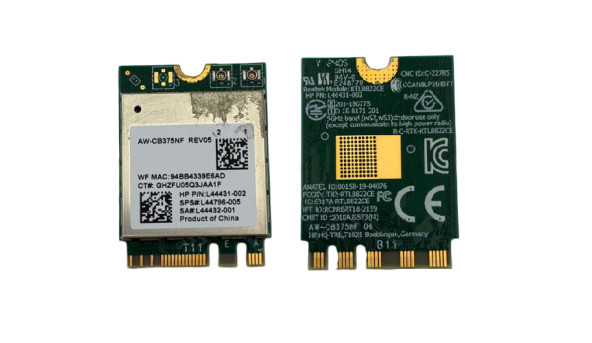WI-FI модуль + BT5 M.2 к ноутбуку HP  RTL8822CE  L44431-002 Б/У