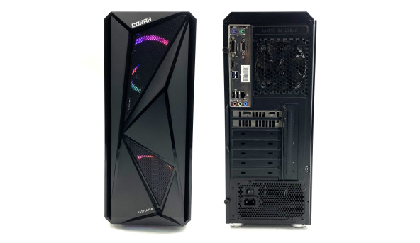 Ігровий системний блок Intel Core i3-10100F 32 RAM 240 SSD 1000 HDD AMD Radeon RX 6500 XT - Б/В - 651370