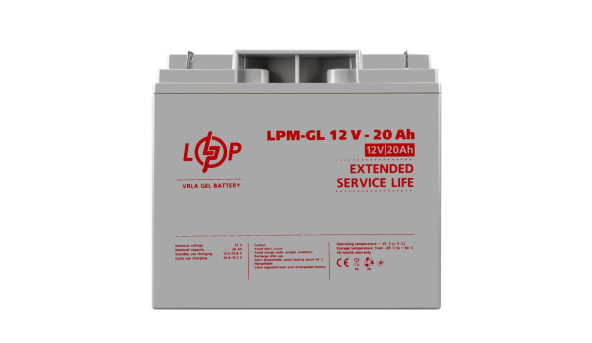 Распродажа Аккумулятор гелевый LPM-GL 12V - 20 Ah