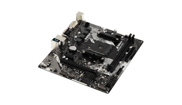 ASRock B450M-HDV R4.0 (AM4/B450, 2*DDR4, PCIex16, DVI-D/HDMI/VGA, 4xSATA, M.2, GLan, 8ch, mATX)