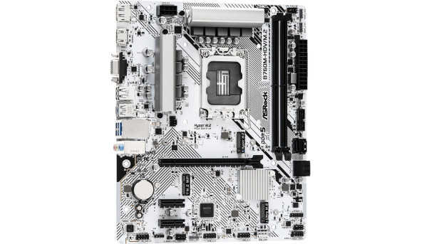 ASRock B760M-HDV/M.2 (1700/B760, 2*DDR5, 1xPCIex16, 4xSATA, 2xM.2, 2.5GLan, 7.1ch, mATX)