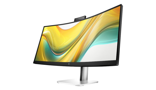 TFT 34" HP S5 Pro 534pm, WQHD, вигн., HDMI, DP, USB-C, RJ-45, Cam, HAS, кол.,чорно-сріблястий