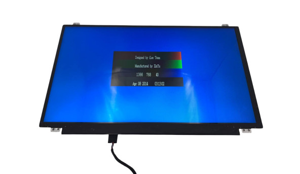 Матриця CHUI MEI 15.6" 1366*768 (WXGA/HD Ready, 16:9) eDP 30 pin LED TN 60Hz вушка зверху і знизу Б/В