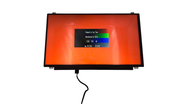 Матриця CHUI MEI 15.6"  1366*768 (WXGA/HD Ready, 16:9) eDP 30 pin LED TN 60Hz  вушка зверху і знизу Б/В
