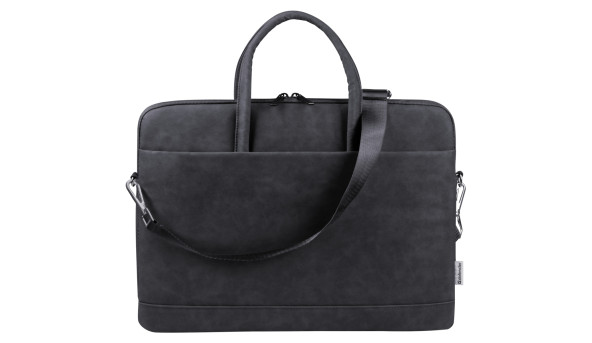 Сумка для ноутбука 15.6'' Defender Trendy з кишенею, шкіра, чорна