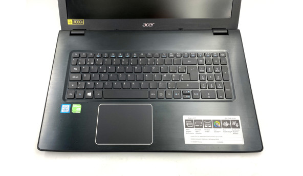 Ігровий ноутбук Acer Aspire E5-774G Core I5-7200U 12 RAM 512 SSD 500 HDD GeForce 940MX [17.3"] - Б/В