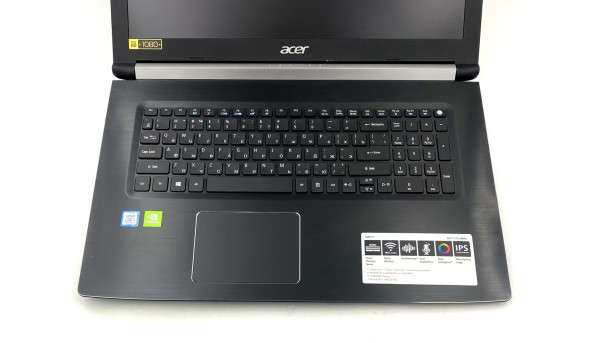 Ігровий ноутбук Acer Aspire A517-51G Core I7-8550U 8 RAM 256 SSD 500 HDD GeForce MX250 [IPS 17.3" FHD] - Б/В