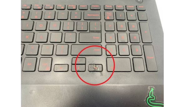 Средняя часть корпуса к ноутбуку Dell Inspiron 15 7000 7566 7567 P65F 0MDC8K, AP1QP000700, AM1QP000800 Б/У