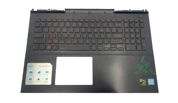Средняя часть корпуса к ноутбуку Dell Inspiron 15 7000 7566 7567 P65F 0MDC8K, AP1QP000700, AM1QP000800 Б/У
