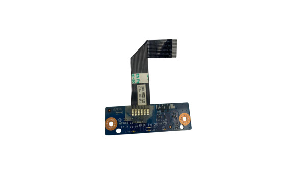 Плата з кнопками тачпада і шлейфом до ноутбука Lenovo G580, G585, G580A, G585A LS-7984 Б/В