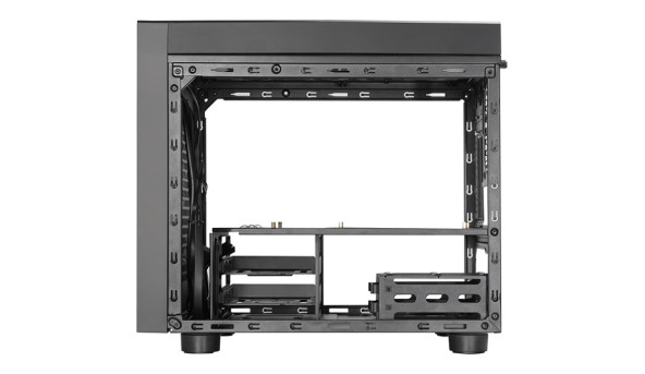 Корпус Chieftec THE CUBE CI-03B-OP, без БЖ, fan 20cm, mATX, Black