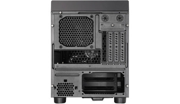 Корпус Chieftec THE CUBE CI-03B-OP, без БЖ, fan 20cm, mATX, Black
