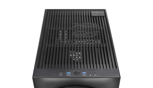 Корпус Chieftec THE CUBE CI-03B-OP, без БЖ, fan 20cm, mATX, Black