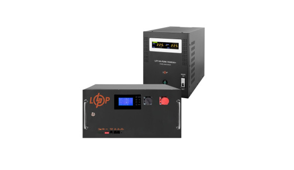 Комплект резервного живлення LogicPower B7000 + літієва (LiFePO4) батарея 16128 Ватт