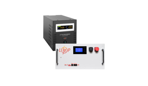 Комплект резервного питания LogicPower B6000 + литиевая (LiFePO4) батарея 16128 Ватт