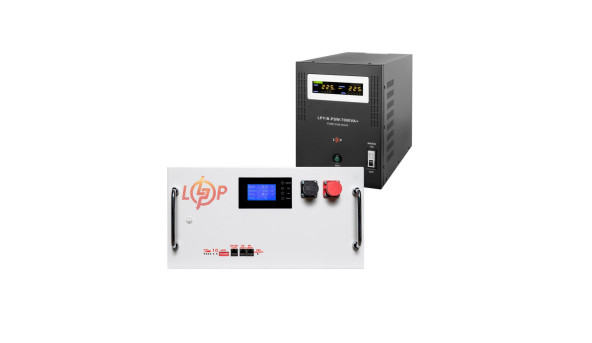 Комплект резервного питания LogicPower B7000 + литиевая (LiFePO4) батарея 16128 Ватт