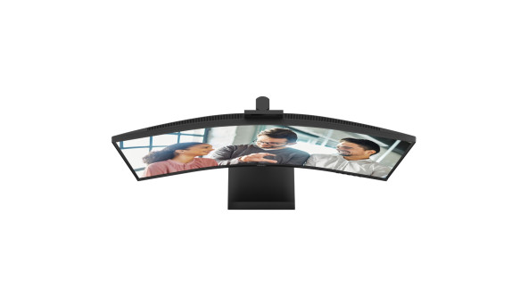 TFT 34" AOC CU34E4CW, WQHD, VA, 120Гц, вигн., 2xHDMI, DP, USB-C, RJ-45, USB-hub,cam,HAS, кол.,чорний
