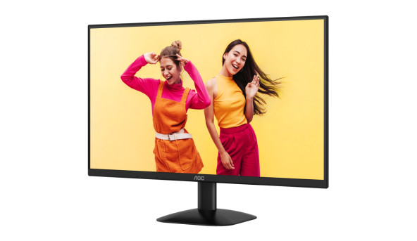 TFT 27" AOC Q27B35E, QHD IPS, 75Гц, HDMI, DP, чорний