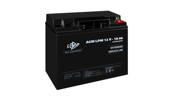 Розпродаж Акумулятор AGM LPM 12V - 18 Ah
