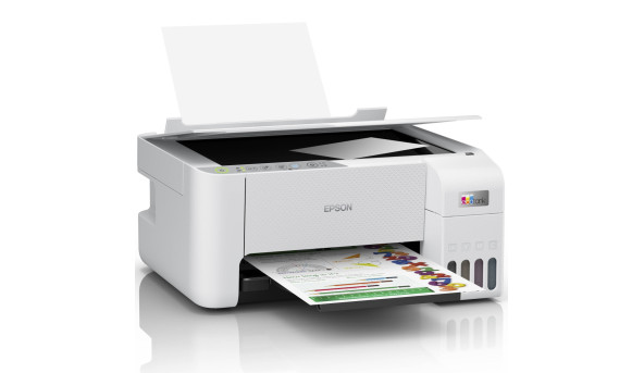 БФП А4 Ink Epson EcoTank L3256 (33 стор/хв, 5760 x 1440 dpi, Wi-Fi, СБПЧ, чорний) Фабрика Друку