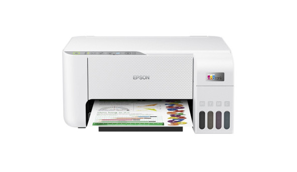 БФП А4 Ink Epson EcoTank L3256 (33 стор/хв, 5760 x 1440 dpi, Wi-Fi, СБПЧ, чорний) Фабрика Друку