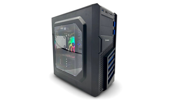 Ігровий системний блок GAMEMAX Intel Core i7-7700 16 GB RAM DDR4 128 GB SSD NVMe M2. + 1000 GB HDD + Nvidia Quadro P2200 - Б/В