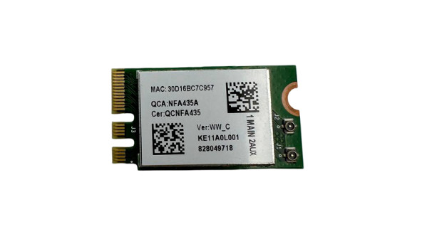 Wi-fi+BT модуль M.2  к ноутбуку Acer Aspire A315-53 A315-53G A515-51  QCNFA335 802.11 b,g,n, 300Mbps 2,4 GHz/ 5GHz Б/У