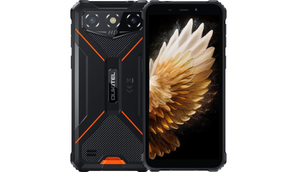 Смартфон Oukitel G3 6" HD+ /4GB/128GB T310 /6300mAh /13+5Мп/ IP69K/Orange