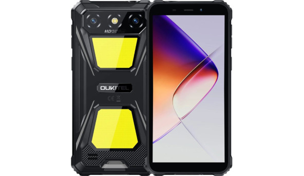 Смартфон Oukitel G5 6" HD+ /4GB/256GB T310 /6300mAh /Ліхтар/13+5Мп/ IP69K/Black