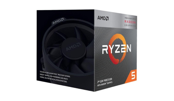 AMD Ryzen 5 4C/8T 3400G (4.2GHz,6MB,65W,AM4) box, RX Vega 11 Graphics, with Wraith Spire